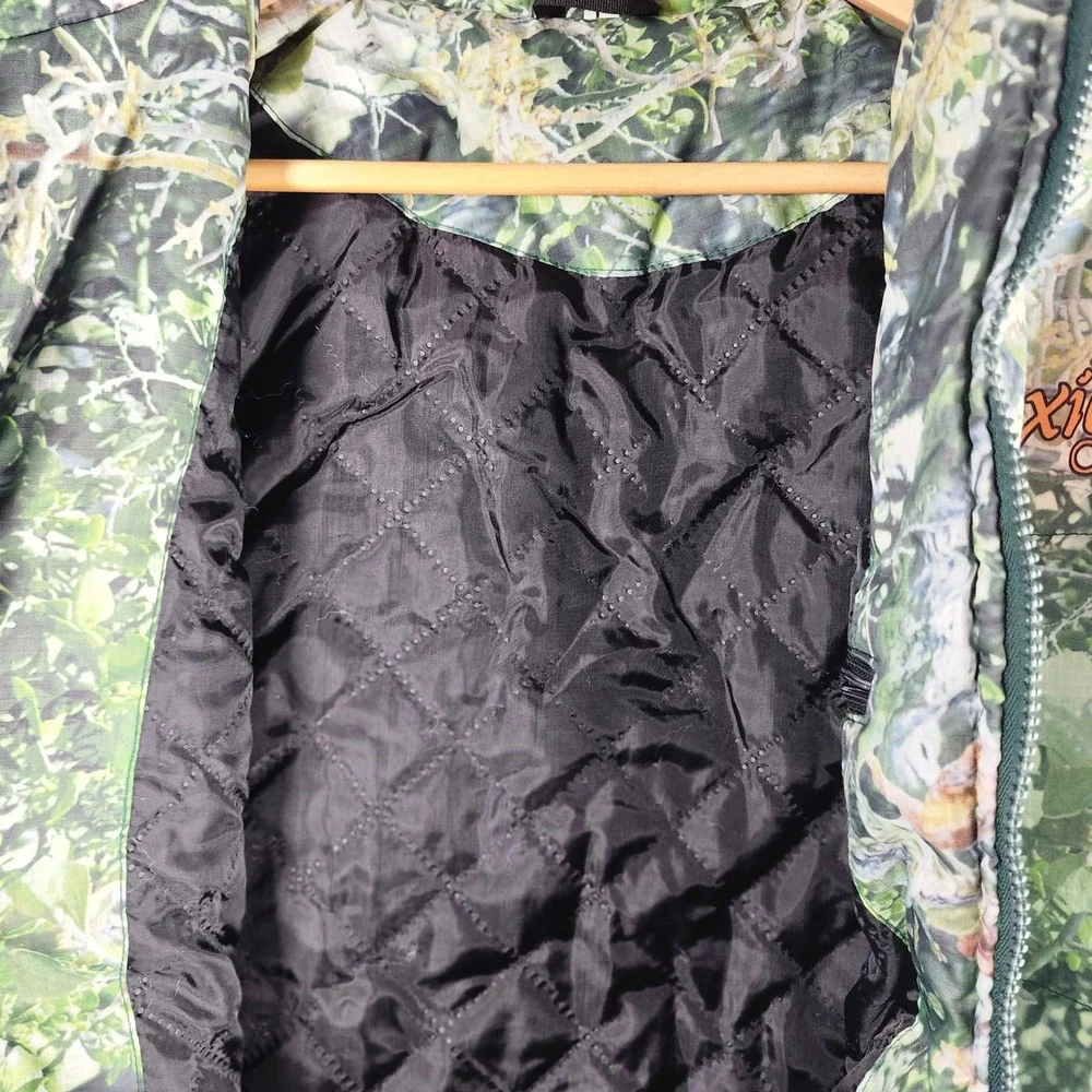 Noxious Camo Hooded Puffer Jacket Men's Size L‎ Realtree Style Mossy Oak